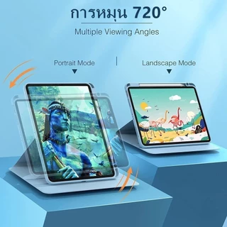 เคส Redmi Pad Pro 12.1นิ้ว การหมุน 720° มาพร้อมถาดใส่ปากกา Magnetic อะคริลิก Protective Case Redmi Pad Pro 12.1