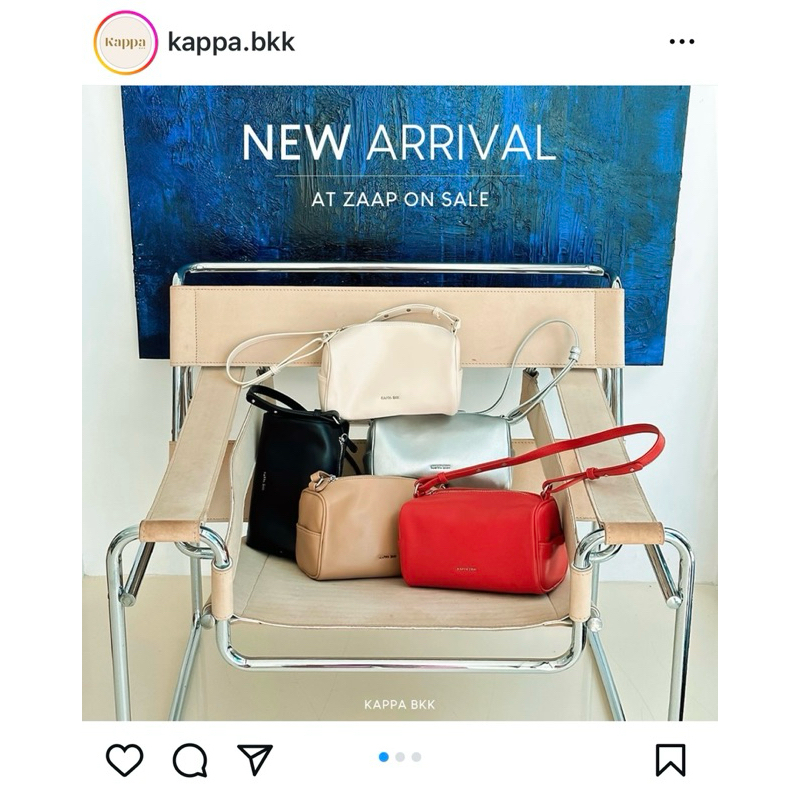 กระเป๋า kappa.bkk สีแดง มือ 2