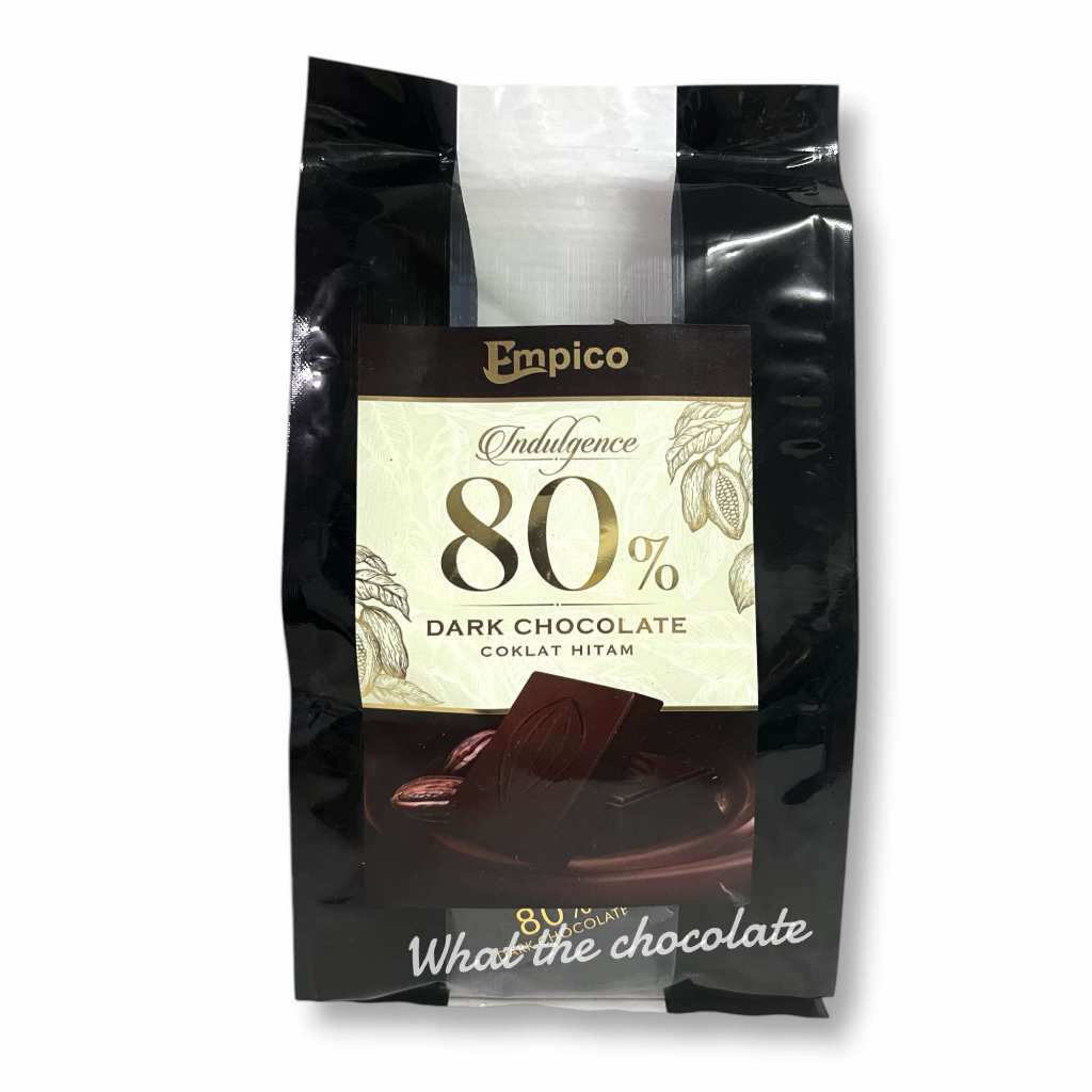 Empico Indulgence 80% dark chocolate ดาร์กช็อคโกแลต น้ำหนัก 300 g