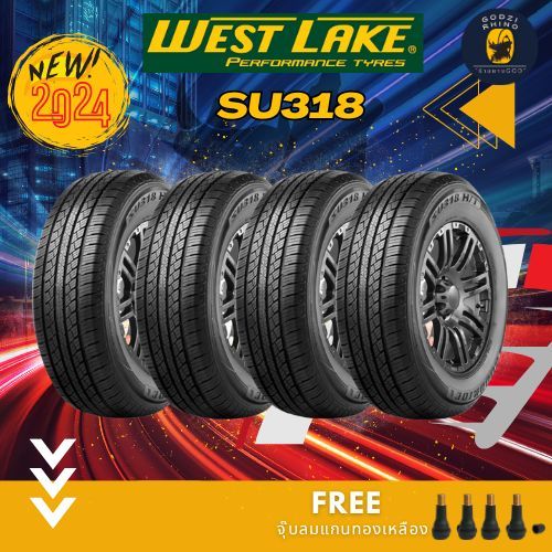 WESTLAKE รุ่น SU318 (ราคาต่อ 4 เส้น) ยางปี 2024 แถมจุ๊บฟรีตามจำนวนยาง