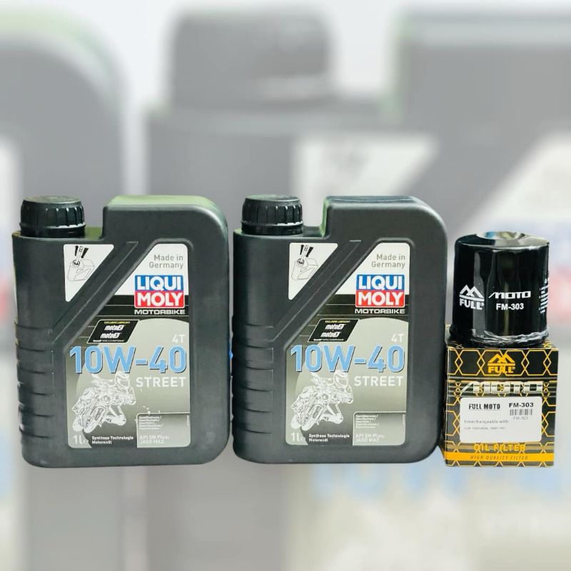 ชุดน้ำมันเครื่อง + กรอง R3 / MT03 , Ninja400 ,Z400 , Er6n ,Versys650