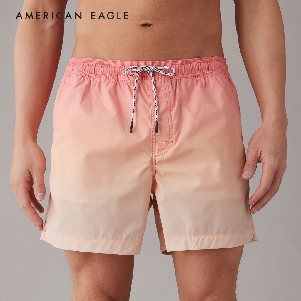 American Eagle Ombre 5" Swim Trunk กางเกง ผู้ชาย ขาสั้น (EMSO 013-7588-839)
