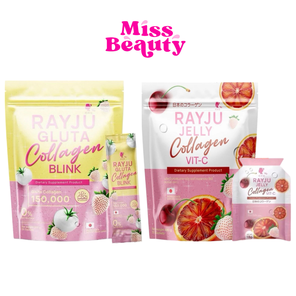 (liveลด50%) Reju Gluta Collagen blink/Jelly Collagen Vit-C รีจู กลูต้า คอลลาเจน บริ้งค์/เจลลี่ คอลลาเจน วิตซี ตรา เรยา