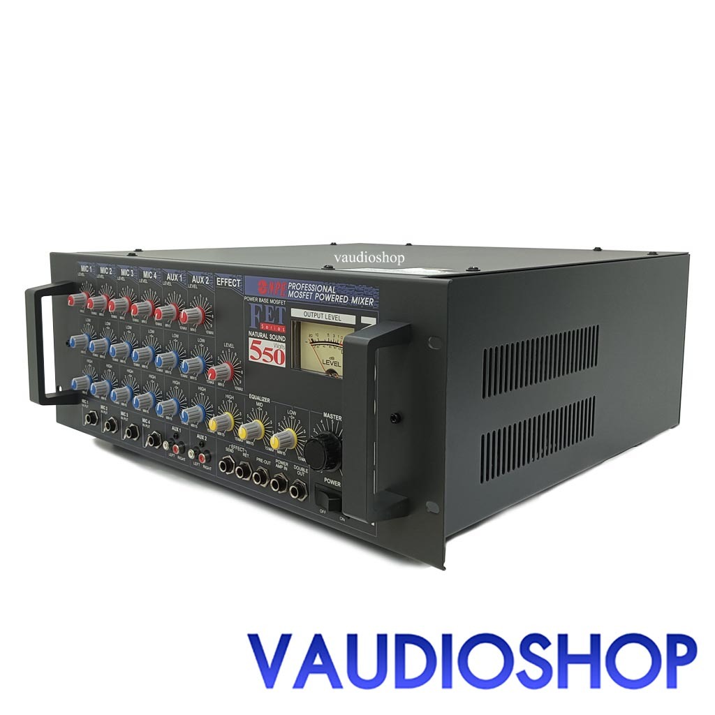 FET-550 NPE Power Mixer เพาเวอร์มิกเซอร์ เครื่องขยายเสียง แอมป์ เอ็นพีอี NPE FET550