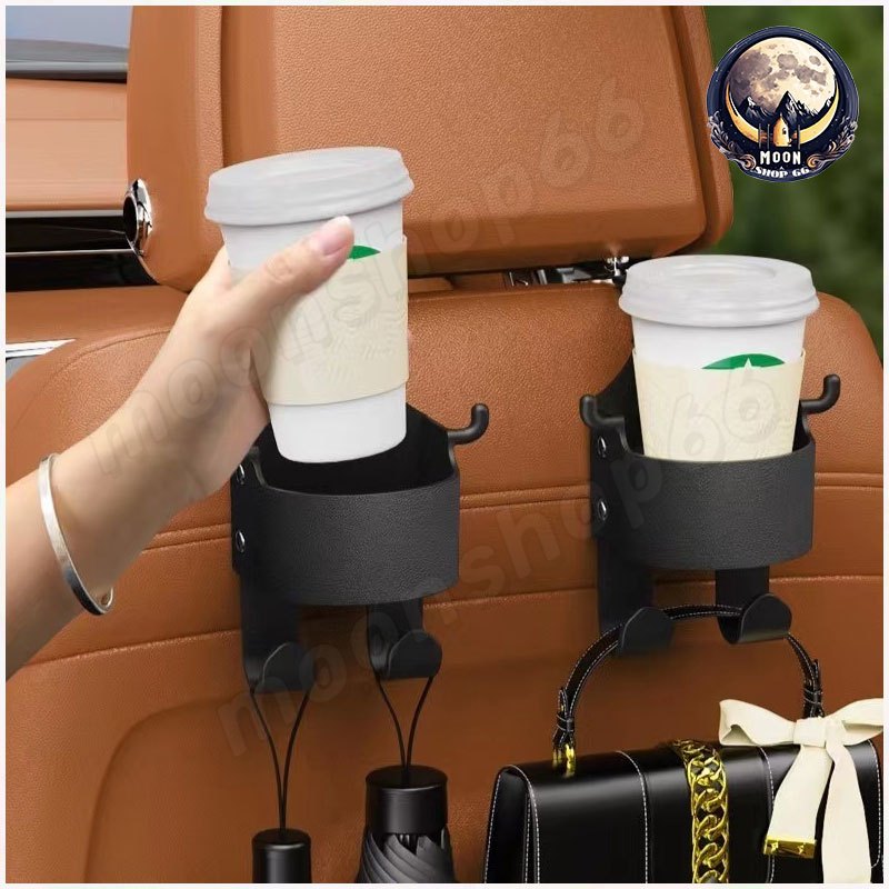 ที่วางแก้วน้ำ แบบแขวน อเนกประสงค์ สําหรับติดเบาะหลังรถยนต์ ตะขอ 1ชิ้น พร้อมส่ง - รูปที่ 2