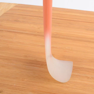 พายปาดซิลิโคนแบบใส สีทูโทน ขนาด28cm ซิลิโคนเกรดอาหาร(ส้ม)
