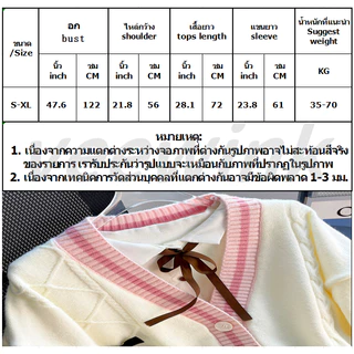 Veewink พร้อมส่งจากกทม เสื้อแจ็กเก็ตกันหนาว แขนยาว ผ้าถัก สไตล์ใหม่ แกนปั่นด้าย คอวี JK เครื่องแบบกับเสื้อกันหนาว