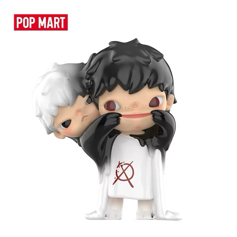 Popmart Hirono แฝดขาวดำ size100% สูง8cm ฟิกเกอร์ตั้งโชว์ ของแท้ พร้อมส่ง