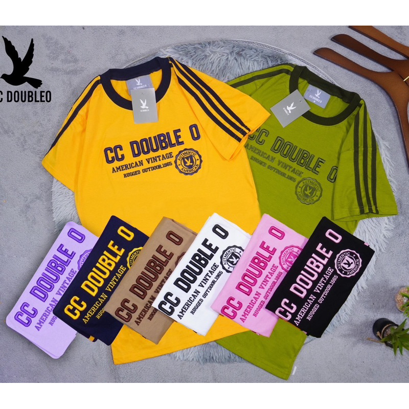 มาใหม่ เสื้อปัก CC แขนแถบ 3 เส้น เก๋ๆๆ