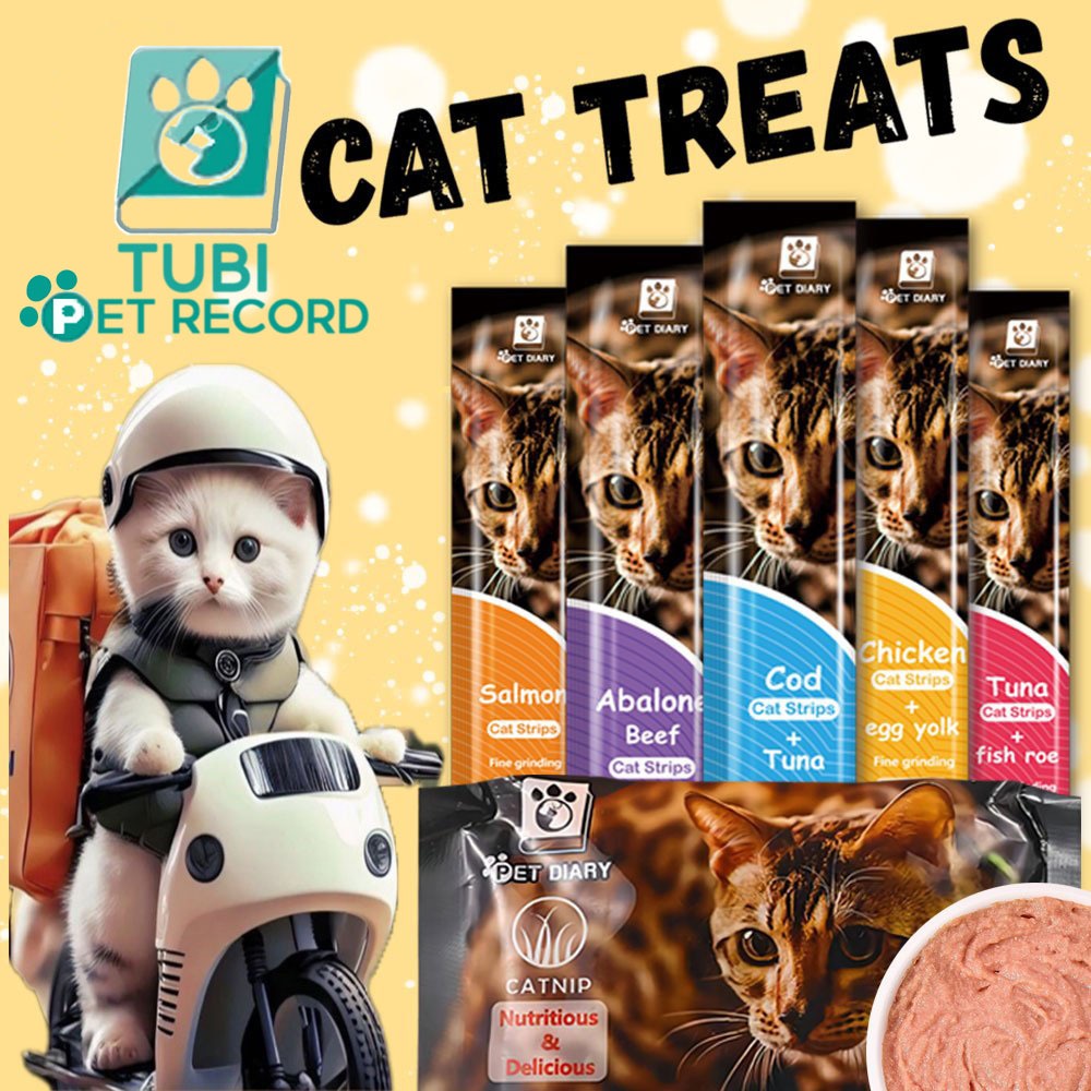 TUBI ขนมขบเคี้ยวแมวอาหารแมวสดอาหารเปียกสุขภาพแมวและความปลอดภัย