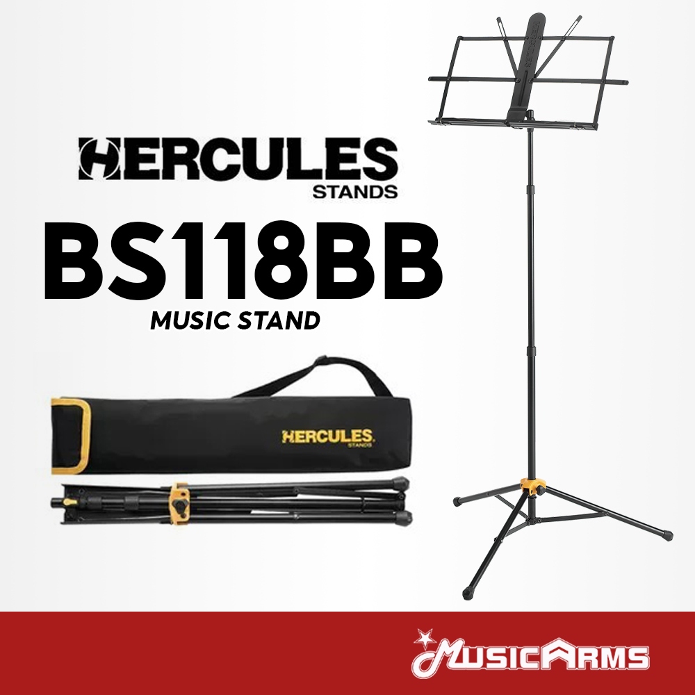 Hercules BS118BB ขาตั้งโน๊ต Music Stand แถมฟรีกระเป๋า