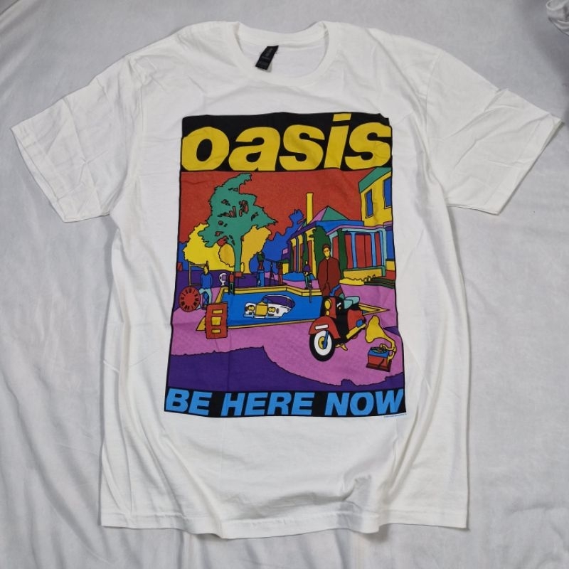 เสื้อวงลิขสิทธิ์แท้ " Oasis ลาย Here Now "