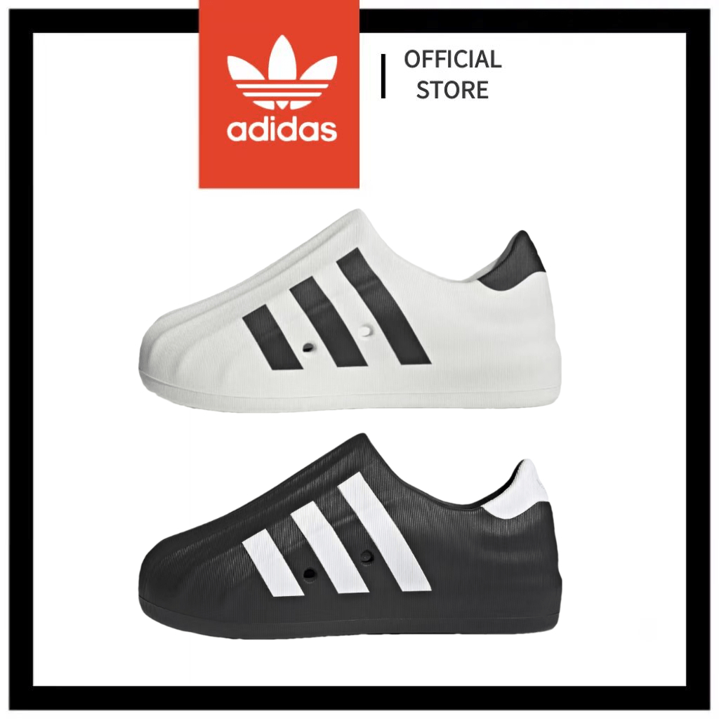 ของแท้100% Adidas Originals adiFOM Superstar Black/White รองเท้าผ้าใบ สะดวกสบาย