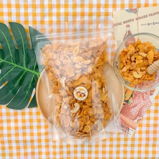 คอนเฟลกคาราเมล 250g | PWS.BAKERY (สูตรคอนเฟลกล้วน / ผสมเม็ดมะม่วง) ถุงกลาง หอมกรอบ ทานเพลิน
