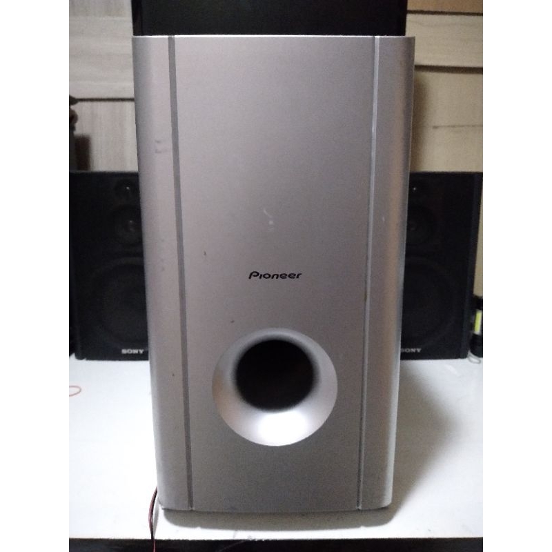 ลำโพงซับวูฟเฟอร์ไพโอเนียร์ไม่มีขยาย มือสองPioneer Passive Subwoofer S-DV8 #เสียงเบสแน่นๆ