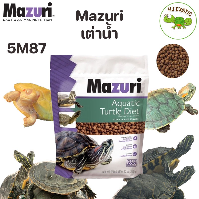 อาหารเต่าน้ำ อาหารเต่าญี่ปุ่น Mazuri Freshwater Turtle Diet (5M87) อาหารเต่าน้ำมาซูริ