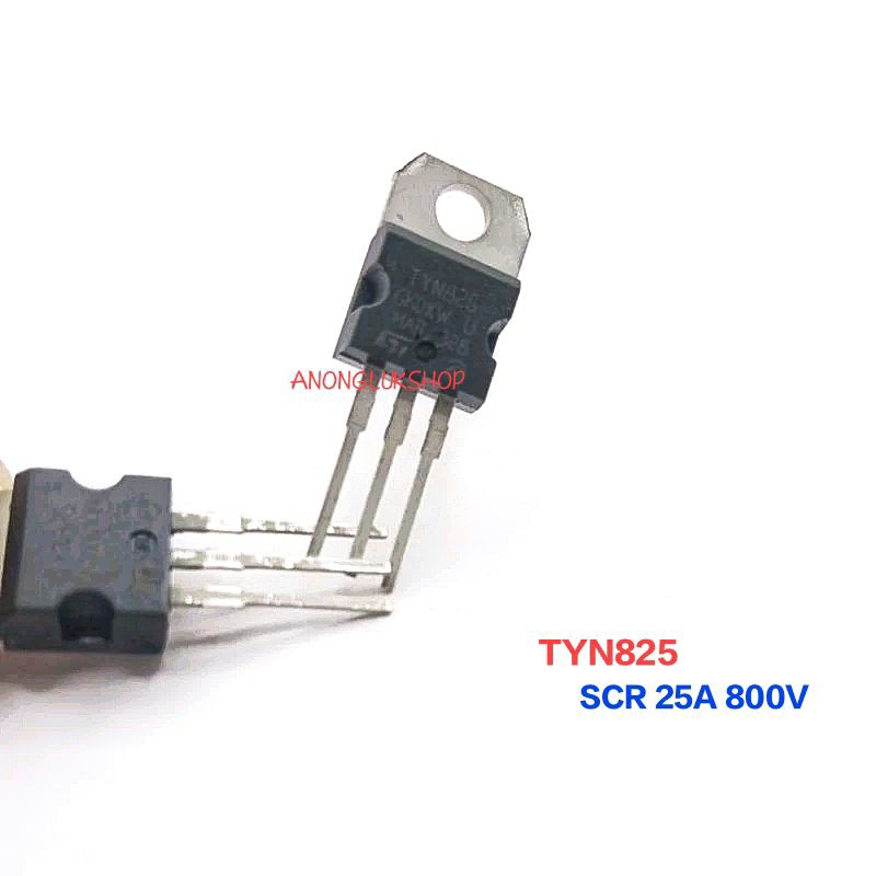 ราคาต่อ 1ตัว TYN825 SCR Silicon Controlled Rectifiers 25A 800V TO-220 เอสซีอาร์ 25A 800V