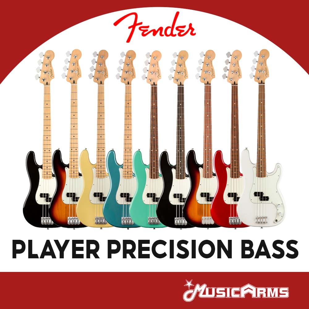 Fender Player Precision Bass เบสไฟฟ้า Music Arms