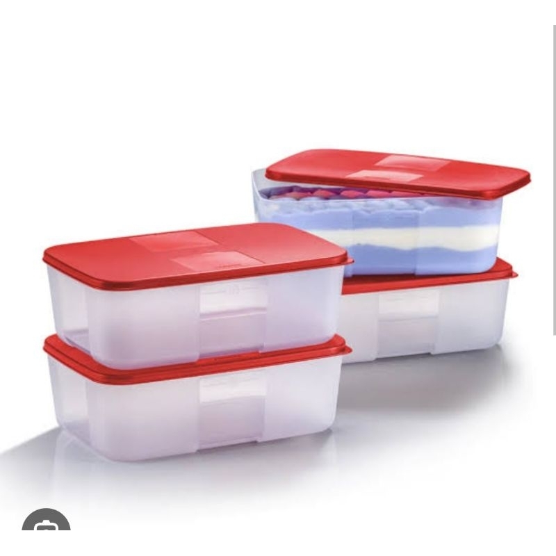 Tupperware กล่องฟรีซเซอร์เมท ความจุ1.5ลิตร กล่องแช่แข็ง(1ใบ)