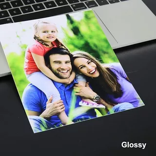 กระดาษโฟโต้ ผิวมันเงา กันน้ำ สำหรับ INKJET 5x7 นิ้ว (5R ) กระดาษปริ้นรูป GLOSSY PHOTO PAPER