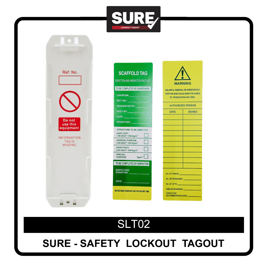 [ออกใบกำกับภาษี] แผ่นตรวจนั่งร้าน รุ่น SLT02 (พร้อมส่งในไทย/รวมVatแล้วค่ะ)