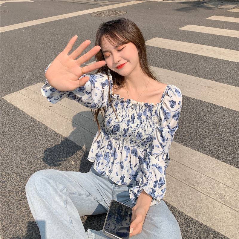 ES.SHOP28 ถูกที่สุด (พร้อมส่ง) เสื้อครอปทรงมินิมอล เสื้อผ้าแฟชั่น เสื้อยืดแขนสั้น ด้านหน้าเป็นแบบผูกโบว์เองนะคะ