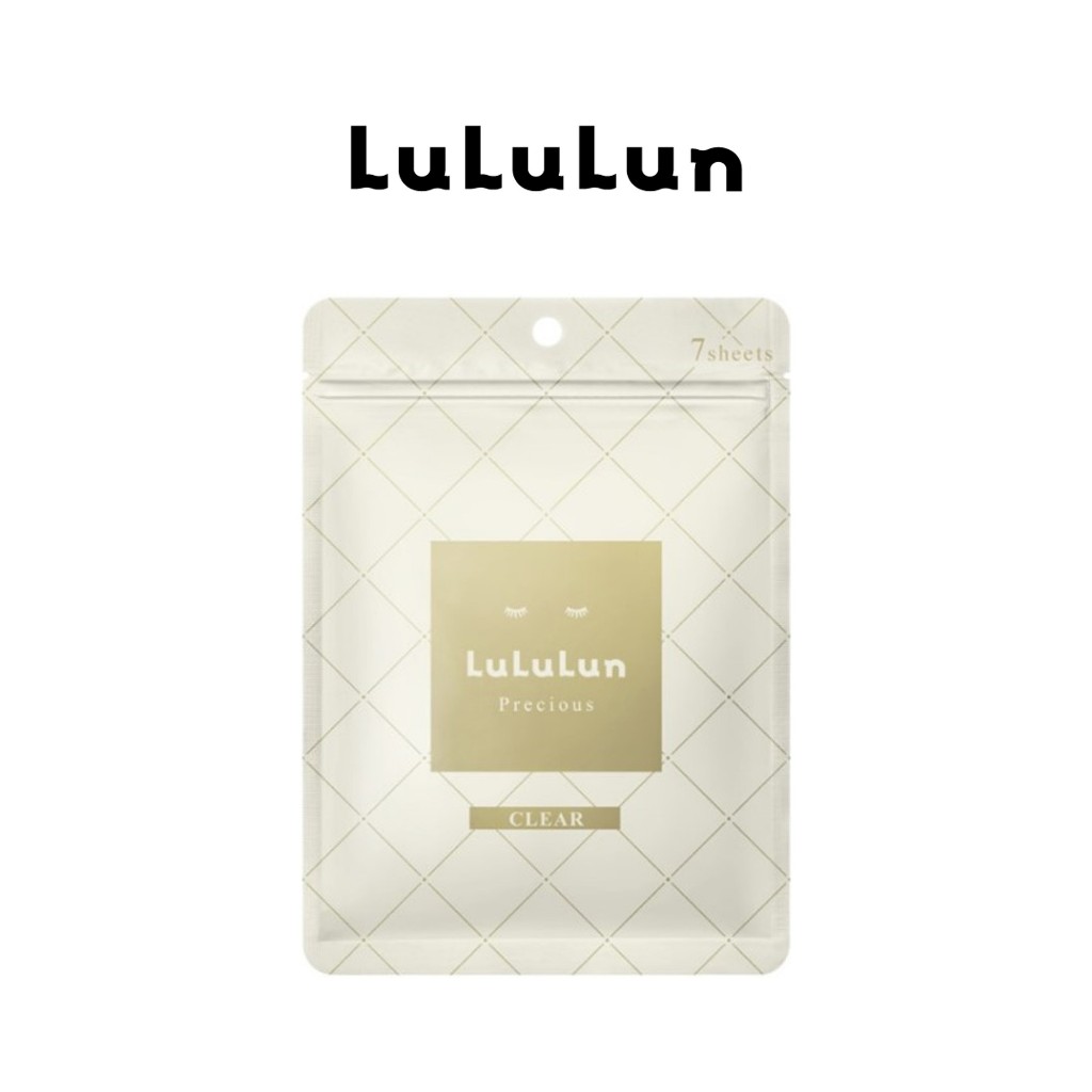 (ซอง 7 แผ่น) LuLuLun Precious Clear Face Mask ลูลูลูน แผ่นมาสก์หน้า สูตรผิวกระจ่างใส ลดริ้วรอย พรีเชียส เคลียร์