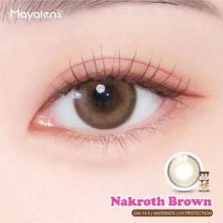 🔥คอนแทคเลนส์ ✨ขนาดมินิ✨Silicone Hydrogel ค่าอมน้ำ 60%✨Nakroth✨Mayalens Premium