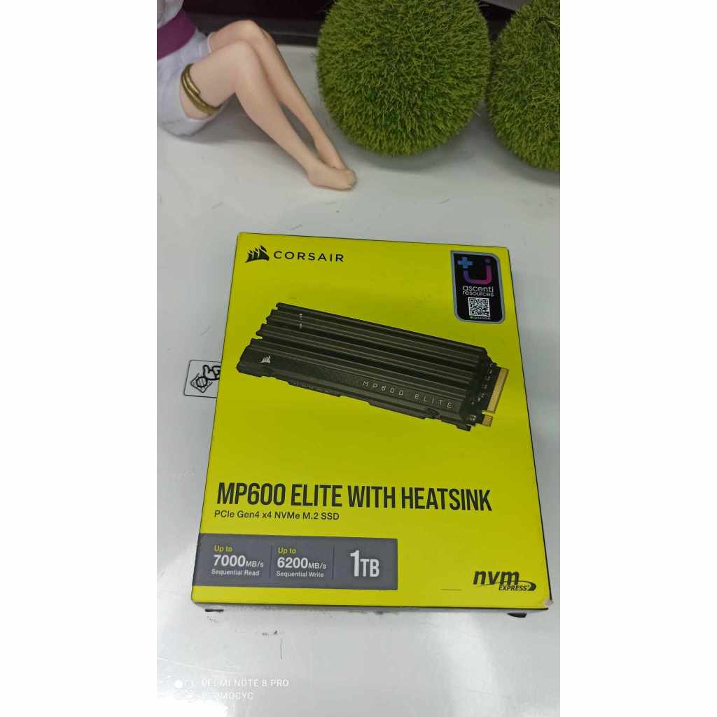 1 TB SSD (เอสเอสดี) CORSAIR MP600 ELITE WITH HEATSINK - PCIe 4x4 NVMe M.2 2280 ของใหม่ ราคาประหยัด