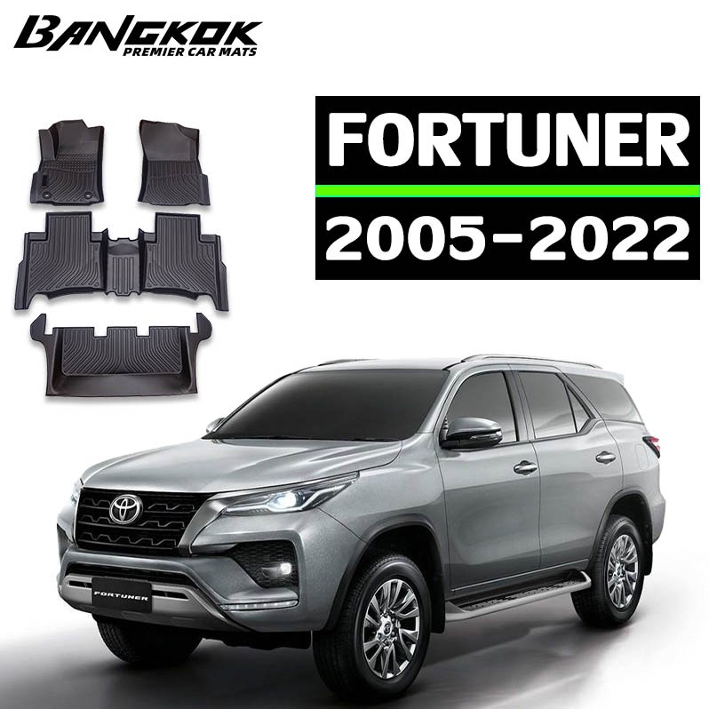 【ส่งไวจาก กทม】TOYOTA -FORTUNER [2005 - 2022]  พรม พรมปูพื้นรถยนต์ พรมปูพื้น กันลื่นทนต่อการสึกหรอ ทำ