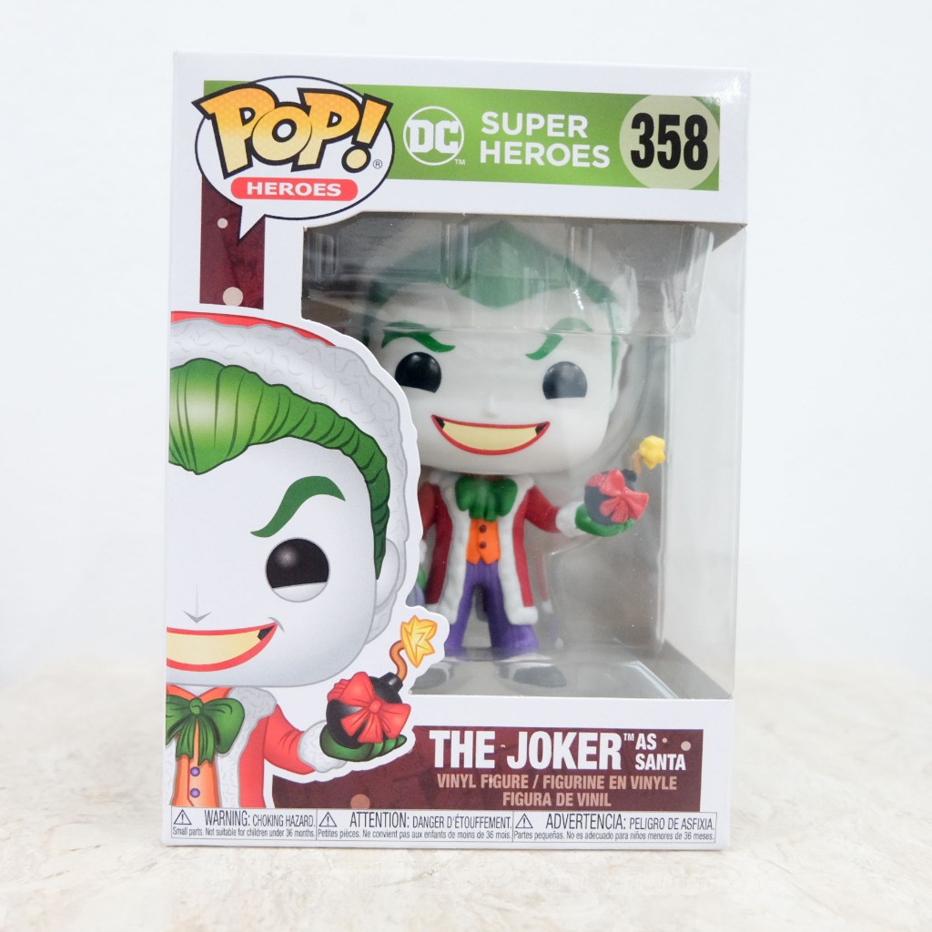 🦇 [ Joker ] 🦇 Funko DC Super Heroes The Joker as Santa  ของแท้ กล่องสวย