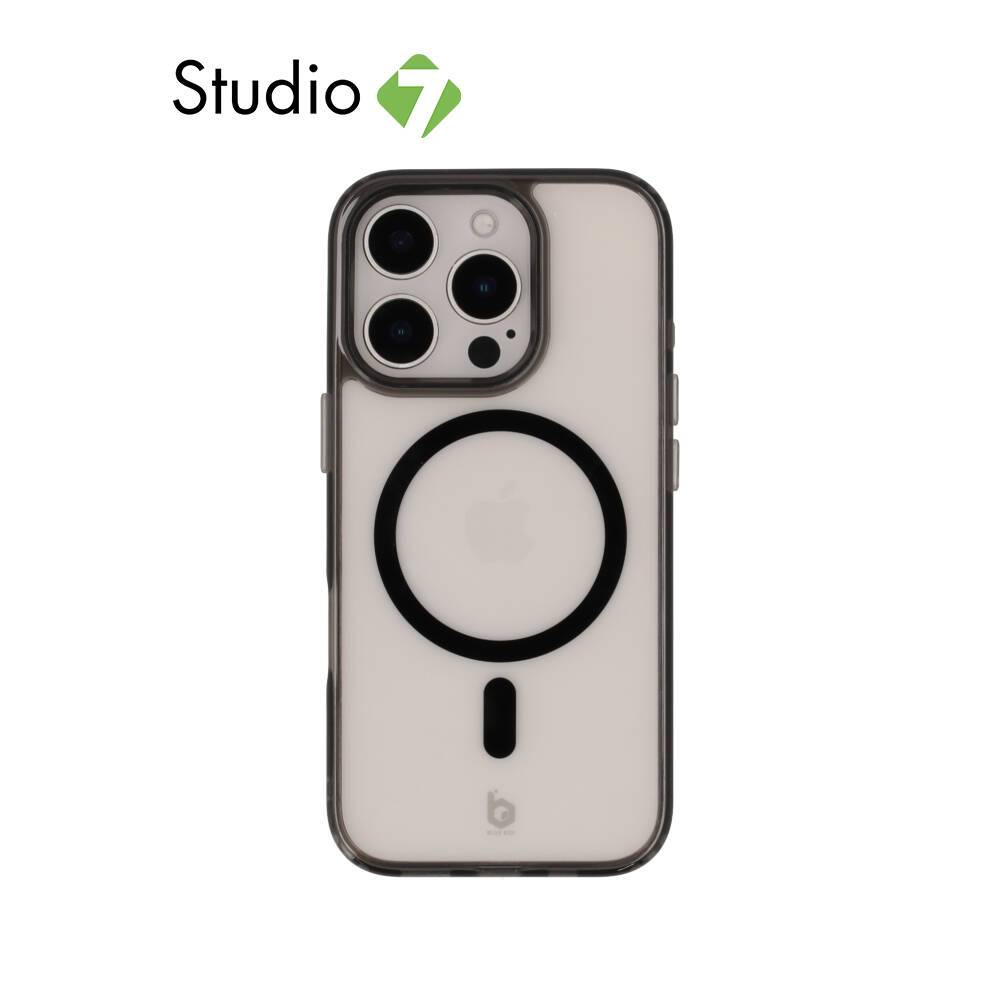 เคส Blue Box iPhone 16 Pro Clear with black frame with Magnetic by Studio7