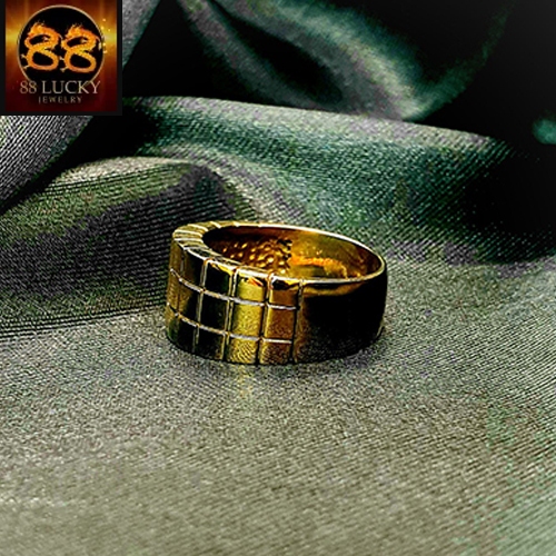 มีของพร้อมส่ง!! แหวนทองเหลือง 24k ขัดเงาอย่างดี แหวนผู้ชาย แหวนทองเหลืองขัดเงาอย่างดี **ราคาส่งทักแชท**