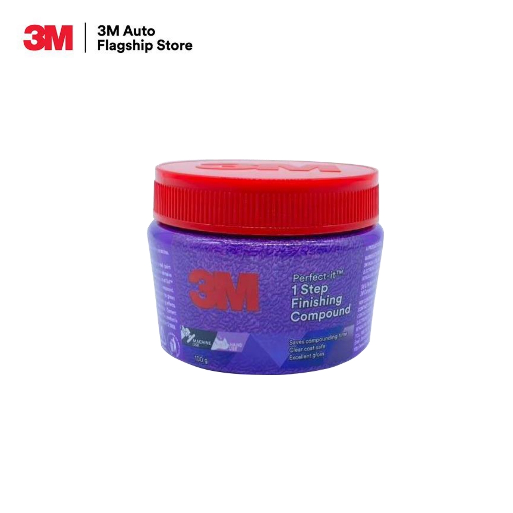3M PERFECT-IT II 1 STEP FINISH COMPOUND น้ำยาขัดสี ลบรอยขนแมวขั้นตอนเดียว
