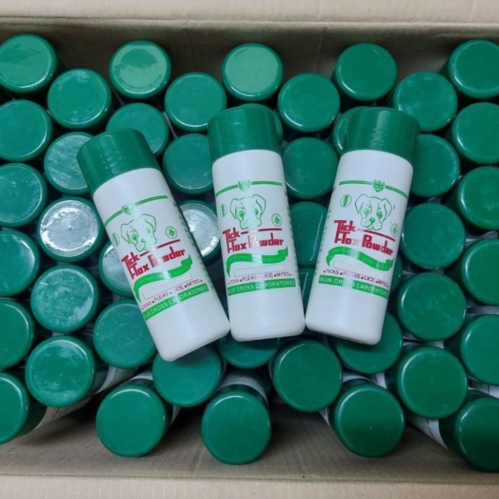 แป้งหมา แป้งทิคทอค แป้งกำจัดเห็บหมัด เหา ไร โรยหมาแมว และสัตว์ปีก