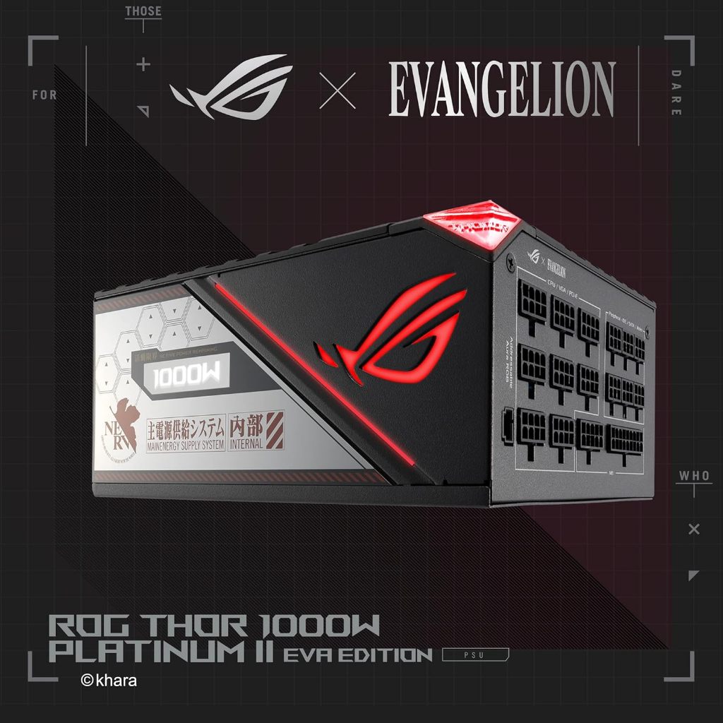 PSU ASUS ROG Thor 1000W PSU 80Plus Platinum II EVA EDITTION POWER SUPPLY