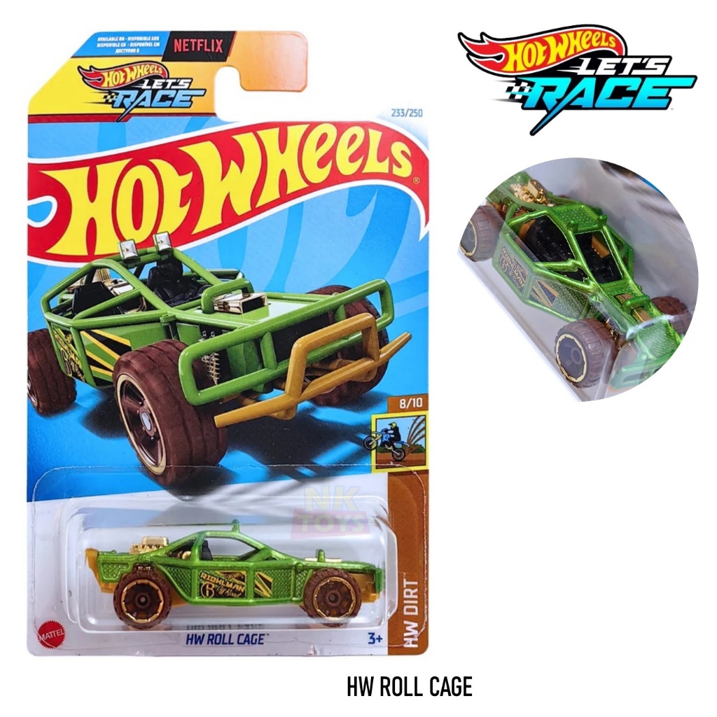 โมเดลรถเหล็ก HOT WHEELS รุ่น HW ROLL CAGE ลิขสิทธิ์แท้