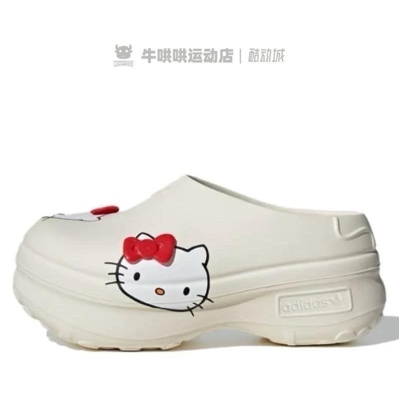#รองเท้า Adidas X Kitty #ไม่มีกล่อง ขนาด 36-41 มี (3) สี ดำ,ครีม,ชมพู