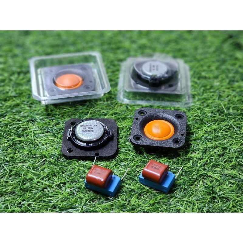 แหลมHK **แท้**(หน้าสั้ม+ซีเทพ) 2นิ้ว 4โอมห์ 20วัตร (จำนวน1ดอก) เสียงแหลม hk 2” ลำโพงบลูทูธ diy แม่เห