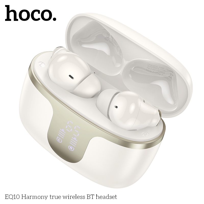 หูฟังบลูทูธ HOCO EQ10 หูฟังไร้สาย True Wireless TWS BT 5.3 จอแสดงผล LED แสดงระดับพลังงานแบบดิจิตอล