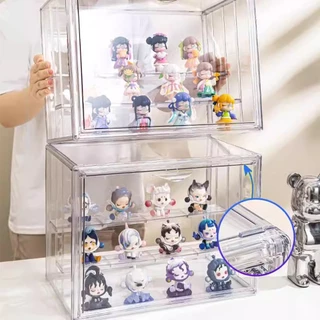 ตู้ใส่โมเดล กล่องใส่โมเดล ชั้นวาง art toy ประหยัดพื้นที่ วางเป็นชั้นๆ ง่ายต่อการจัดเก็บ ความโปร่งใสสูง
