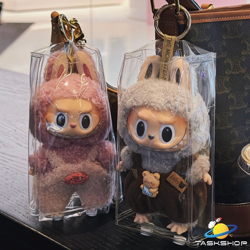 💥1 แถม 1✨ซองใส่  labubu ถุงใส่ labubu v1 macaron/ชาวสวน ซองใส่ลาบูบู้  กระเป๋าใส่ตุ๊กตา กันฝุ่น กันเลอะ