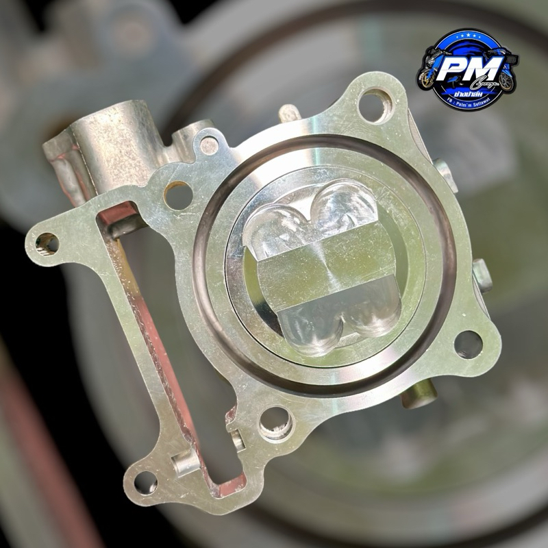 เสื้อ+ลูกสูบLHK60มิลCNC ใส่ lead giorno pcx160