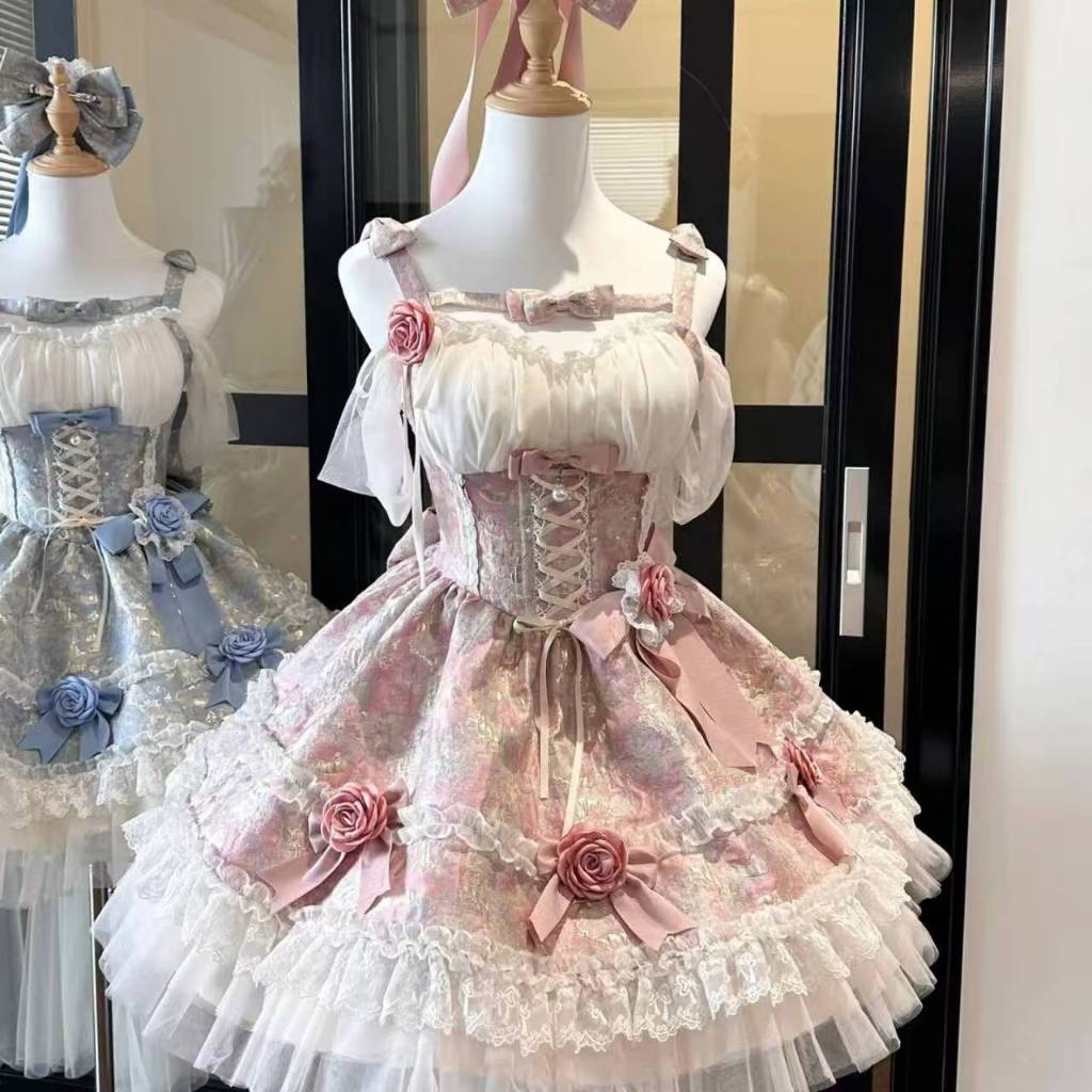 สไตล์ใหม่สวยสไตล์ญี่ปุ่น Loli ลมพรีเมี่ยมประณีต Clothed Pompom ชุดเจ้าหญิง ราคา ถูกที่สุด ดีลบีเคเค รูปภาพหลัก