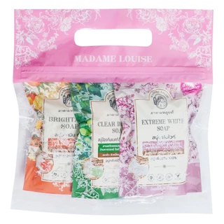MADAME LOUISE - Soap Bright Clear Extreme สบู่มาดามหลุยส์ (แพ็ค 3 ก้อน)