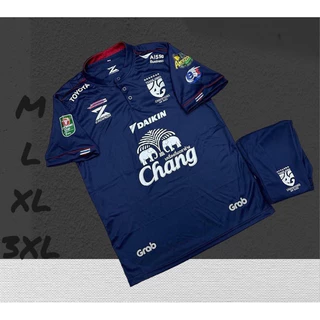 ชุดแฟนบอลชุดกีฬาคอจีนเสื้อพร้อมกางเกงสินค้าขายดีผ้าคุณภาพดีขนาดไซร้M L XL 3XL