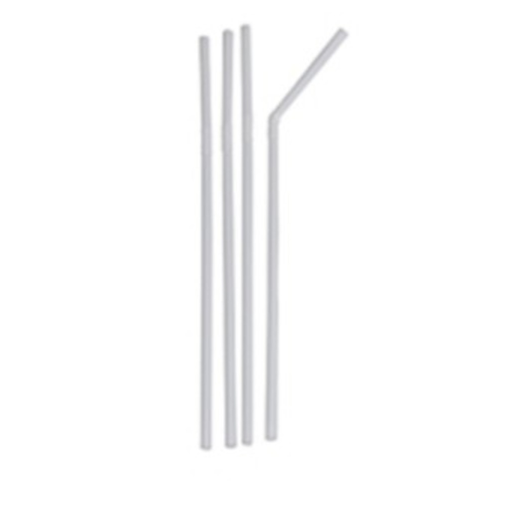 หลอดดูดแบบงอ 621 สีขาว หุ้มพลาสติก (1x100) - รูปที่ 2