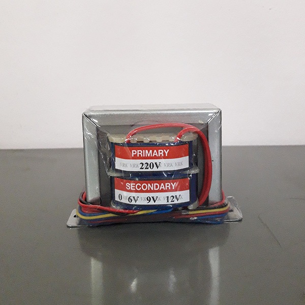 หม้อแปลงไฟฟ้า ขนาด 2 แอมป์  เข้า 220VAC ออก 24-18-0-18-24VAC , 6-9-12VAC  Step Down Transformer