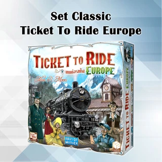 [ของแท้] Ticket to Ride Europe เกมต่อรถไฟยุโรป [TH] ภาษาไทย/ Deluxe Train Set Board Game (WDG) บอร์ดเกม ไทย/THAI