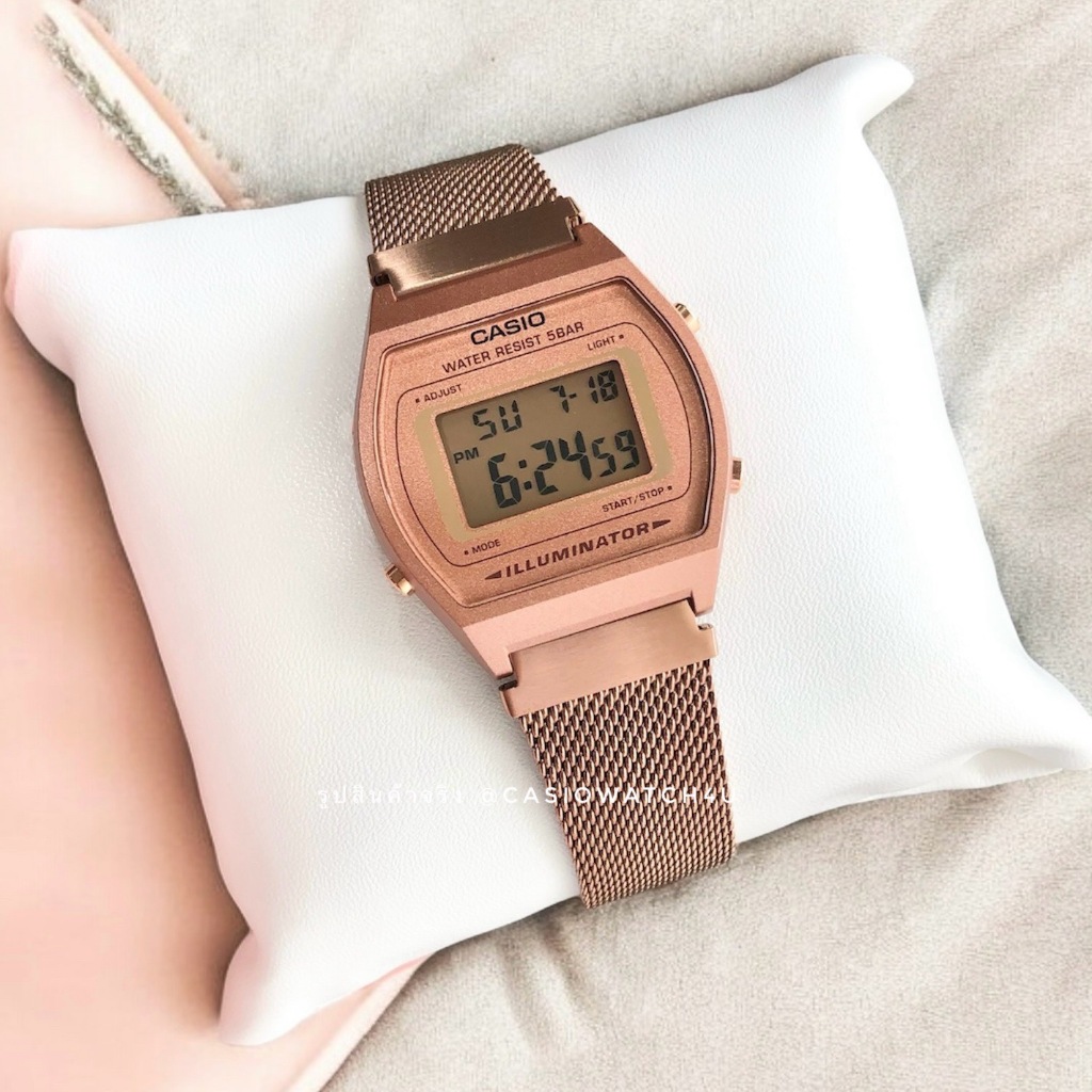 CASIO นาฬิกาข้อมือดิจิตอล รุ่น B640WMR-5A / B640WMR / B640 รับประกันศูนย์เซ็นทรัล cmg